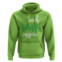St Patrick's Day Teach Love Inspire Hoodie Teacher Shamrock