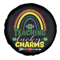Funny St Patrick's Day Teacher Spare Tire Cover Teaching Lucky Charms