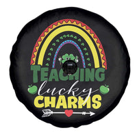Funny St Patrick's Day Teacher Spare Tire Cover Teaching Lucky Charms