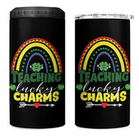 Funny St Patrick's Day Teacher 4 in 1 Can Cooler Tumbler Teaching Lucky Charms