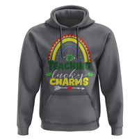 Funny St Patrick's Day Teacher Hoodie Teaching Lucky Charms