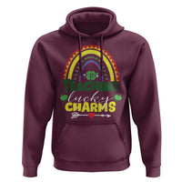 Funny St Patrick's Day Teacher Hoodie Teaching Lucky Charms