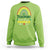 Funny St Patrick's Day Teacher Sweatshirt Teaching Lucky Charms