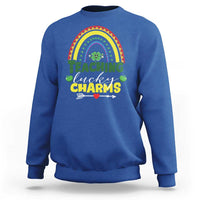 Funny St Patrick's Day Teacher Sweatshirt Teaching Lucky Charms