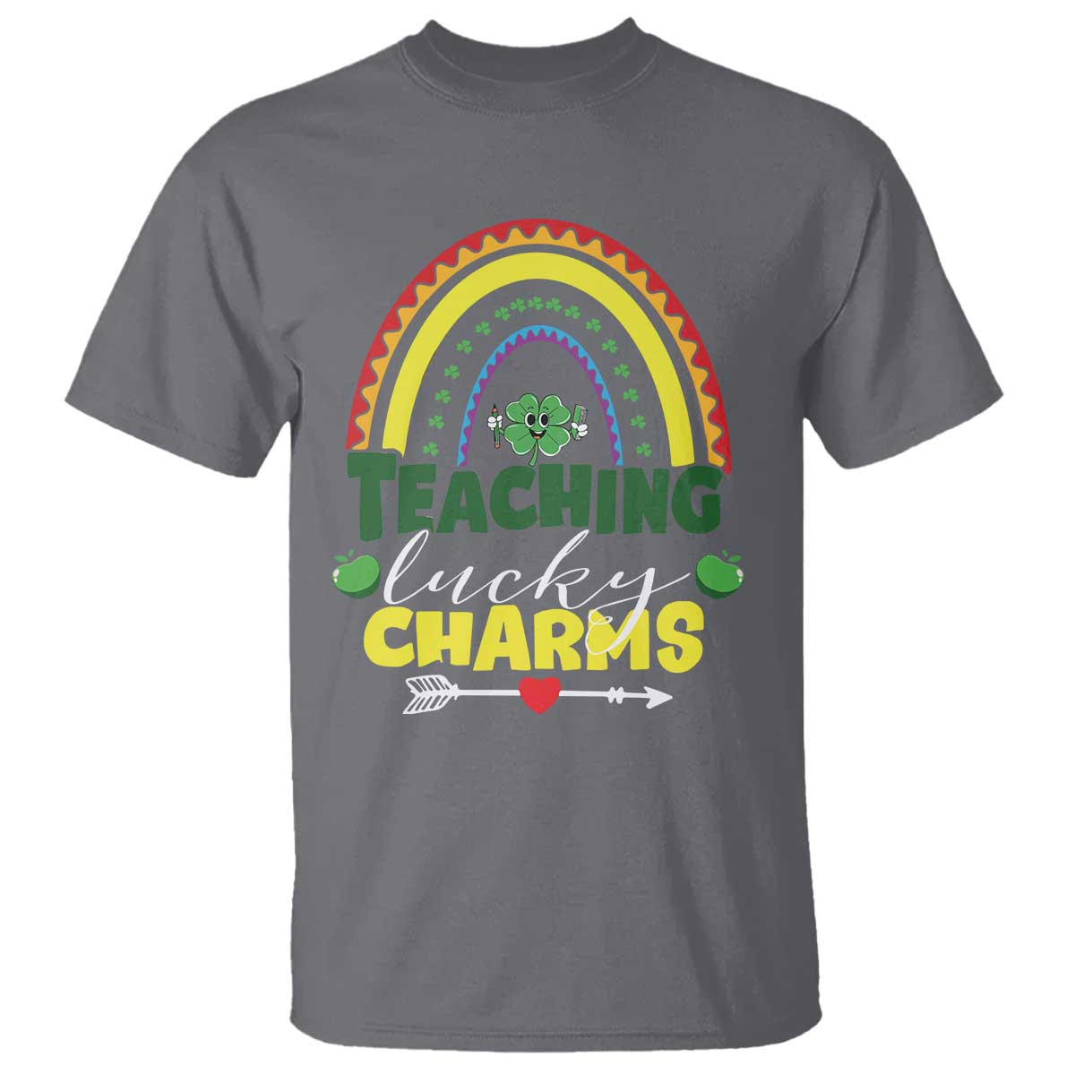 Funny St Patrick's Day Teacher T Shirt Teaching Lucky Charms