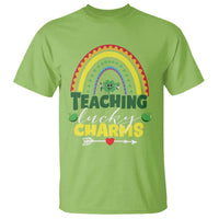 Funny St Patrick's Day Teacher T Shirt Teaching Lucky Charms