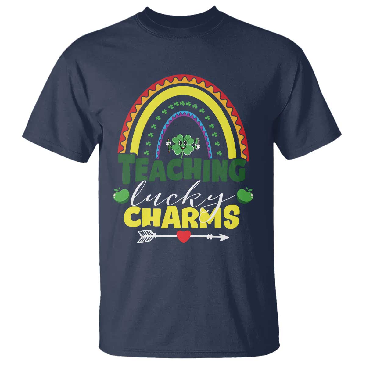 Funny St Patrick's Day Teacher T Shirt Teaching Lucky Charms