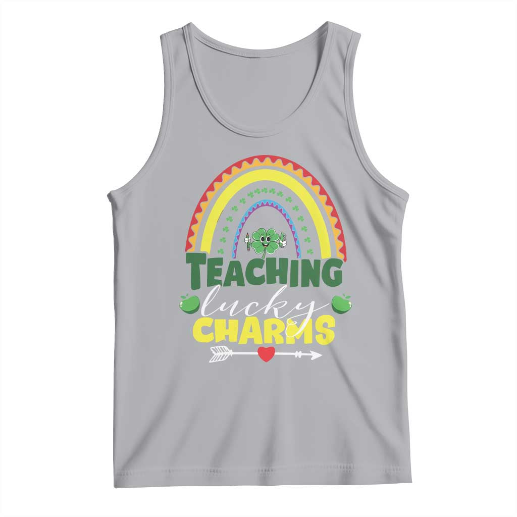 Funny St Patrick's Day Teacher Tank Top Teaching Lucky Charms