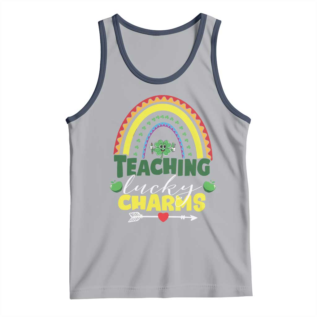 Funny St Patrick's Day Teacher Tank Top Teaching Lucky Charms