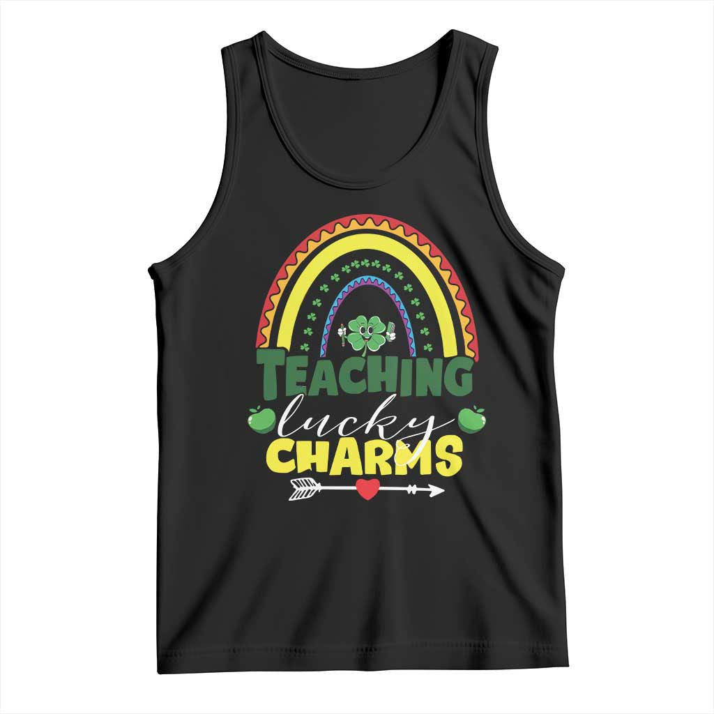 Funny St Patrick's Day Teacher Tank Top Teaching Lucky Charms