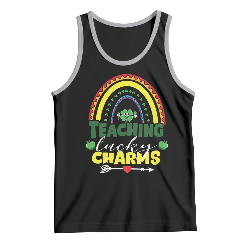 Funny St Patrick's Day Teacher Tank Top Teaching Lucky Charms