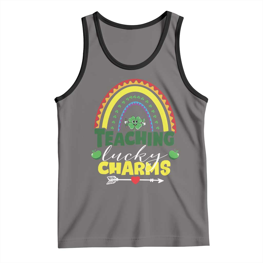 Funny St Patrick's Day Teacher Tank Top Teaching Lucky Charms