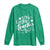 Funny St Patrick's Day Irish Teacher Long Sleeve Shirt One Lucky Teacher Shamrock