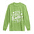 Funny St Patrick's Day Irish Teacher Long Sleeve Shirt One Lucky Teacher Shamrock