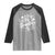 Funny St Patrick's Day Irish Teacher Raglan Shirt One Lucky Teacher Shamrock