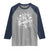 Funny St Patrick's Day Irish Teacher Raglan Shirt One Lucky Teacher Shamrock