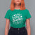 Funny St Patrick's Day Irish Teacher T Shirt For Women One Lucky Teacher Shamrock
