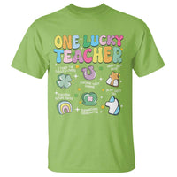 Funny St Patrick's Day Irish Teacher T Shirt One Lucky Teacher Lucky Era Shamrock