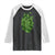 Funny St Patrick's Day Shamrock Heart Cardiac Nurse Anatomy Raglan Shirt