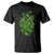 Funny St Patrick's Day Shamrock Heart Cardiac Nurse Anatomy T Shirt