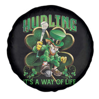 Funny Hurling It's A Way Of Life Spare Tire Cover Leprechaun Shamrock Irish Sport