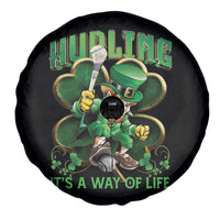 Funny Hurling It's A Way Of Life Spare Tire Cover Leprechaun Shamrock Irish Sport