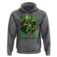 Funny Hurling It's A Way Of Life Hoodie Leprechaun Shamrock Irish Sport