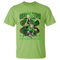 Funny Hurling It's A Way Of Life T Shirt Leprechaun Shamrock Irish Sport