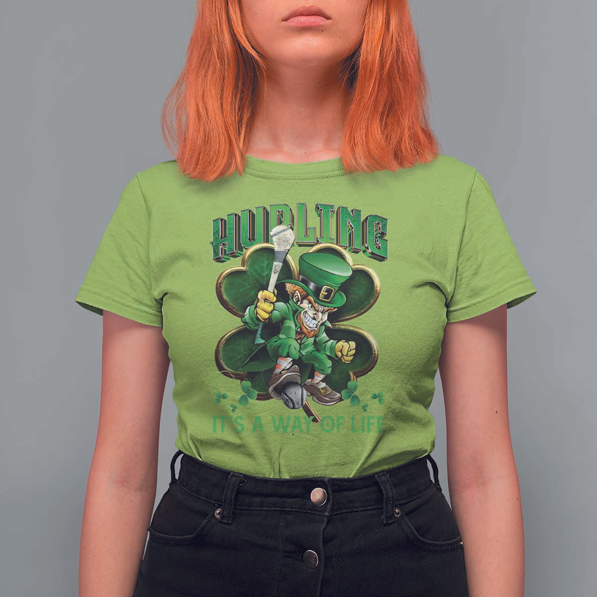 Funny Hurling It's A Way Of Life T Shirt For Women Leprechaun Shamrock Irish Sport