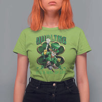 Funny Hurling It's A Way Of Life T Shirt For Women Leprechaun Shamrock Irish Sport