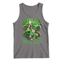 Funny Hurling It's A Way Of Life Tank Top Leprechaun Shamrock Irish Sport