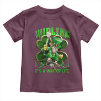 Funny Hurling It's A Way Of Life Toddler T Shirt Leprechaun Shamrock Irish Sport