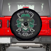 Funny Irish Pirate Full Of Blarrney Kiss Me For Good Luck Spare Tire Cover St Patrick's Day