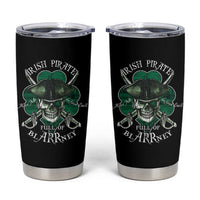 Funny Irish Pirate Full Of Blarrney Kiss Me For Good Luck Tumbler Cup St Patrick's Day