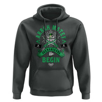 Funny St Patrick's Day Pirate Hoodie Arrgh Matey Let The Shenanigans Begin Shamrock