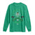Funny St Patrick's Day Pirate Long Sleeve Shirt Arrgh Matey Let The Shenanigans Begin Shamrock