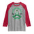 Funny St Patrick's Day Pirate Raglan Shirt Arrgh Matey Let The Shenanigans Begin Shamrock