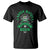 Funny St Patrick's Day Pirate T Shirt Arrgh Matey Let The Shenanigans Begin Shamrock