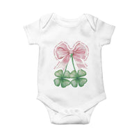 Not Lucky Just Blessed Baby Onesie Blessed Christian Shamrocks St Patricks Day Coquette