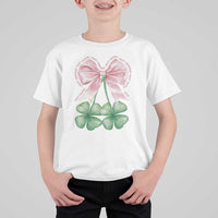 Not Lucky Just Blessed T Shirt For Kid Blessed Christian Shamrocks St Patricks Day Coquette