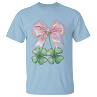 Not Lucky Just Blessed T Shirt Blessed Christian Shamrocks St Patricks Day Coquette