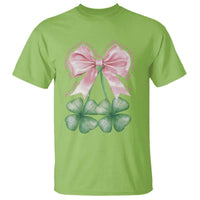 Not Lucky Just Blessed T Shirt Blessed Christian Shamrocks St Patricks Day Coquette