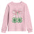 Not Lucky Just Blessed Youth Sweatshirt Blessed Christian Shamrocks St Patricks Day Coquette