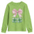 Not Lucky Just Blessed Youth Sweatshirt Blessed Christian Shamrocks St Patricks Day Coquette