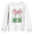 Not Lucky Just Blessed Youth Sweatshirt Blessed Christian Shamrocks St Patricks Day Coquette