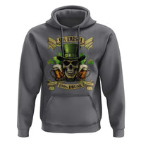 Funny St Patrick's Day Irish Beer Drinking Hoodie 0% Irish 100% Drunk Skull