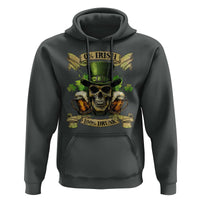 Funny St Patrick's Day Irish Beer Drinking Hoodie 0% Irish 100% Drunk Skull