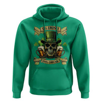 Funny St Patrick's Day Irish Beer Drinking Hoodie 0% Irish 100% Drunk Skull