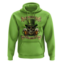 Funny St Patrick's Day Irish Beer Drinking Hoodie 0% Irish 100% Drunk Skull