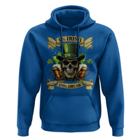 Funny St Patrick's Day Irish Beer Drinking Hoodie 0% Irish 100% Drunk Skull